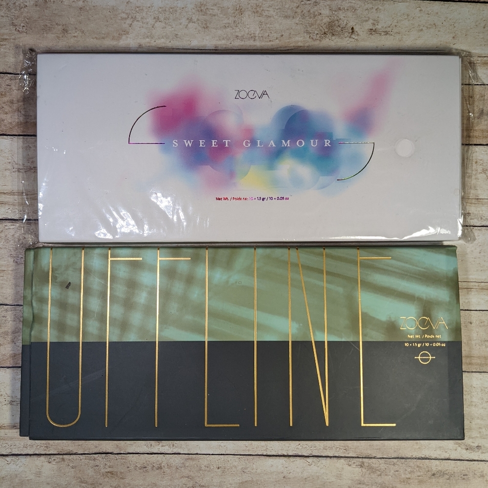 Zoeva Sweet Glamour & Offline eyeshadow Palettes